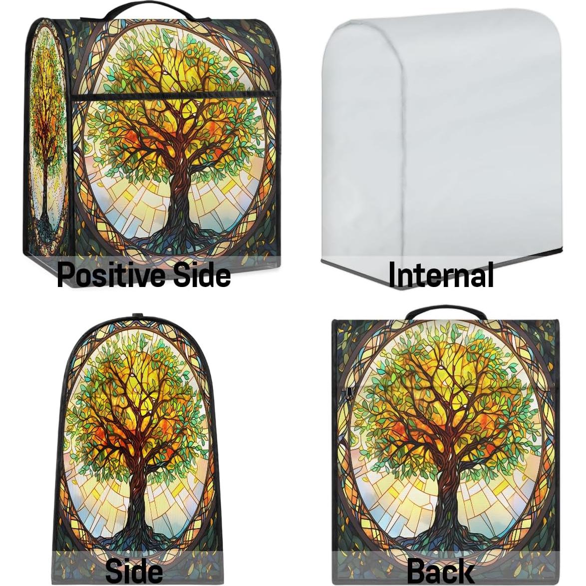 Cubierta para Batidora Kitchen Aid 6-8 Cuartos Vintage Amarillo