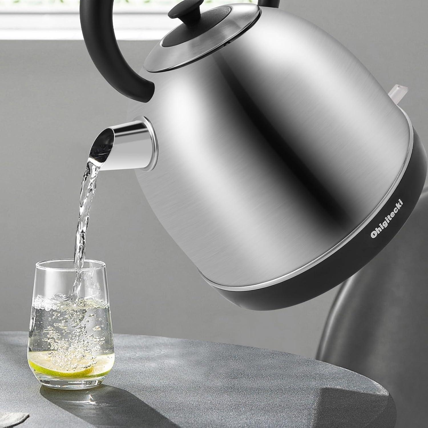 Hervidor Eléctrico Ohigitecki 1.7L Acero Inoxidable 1200W