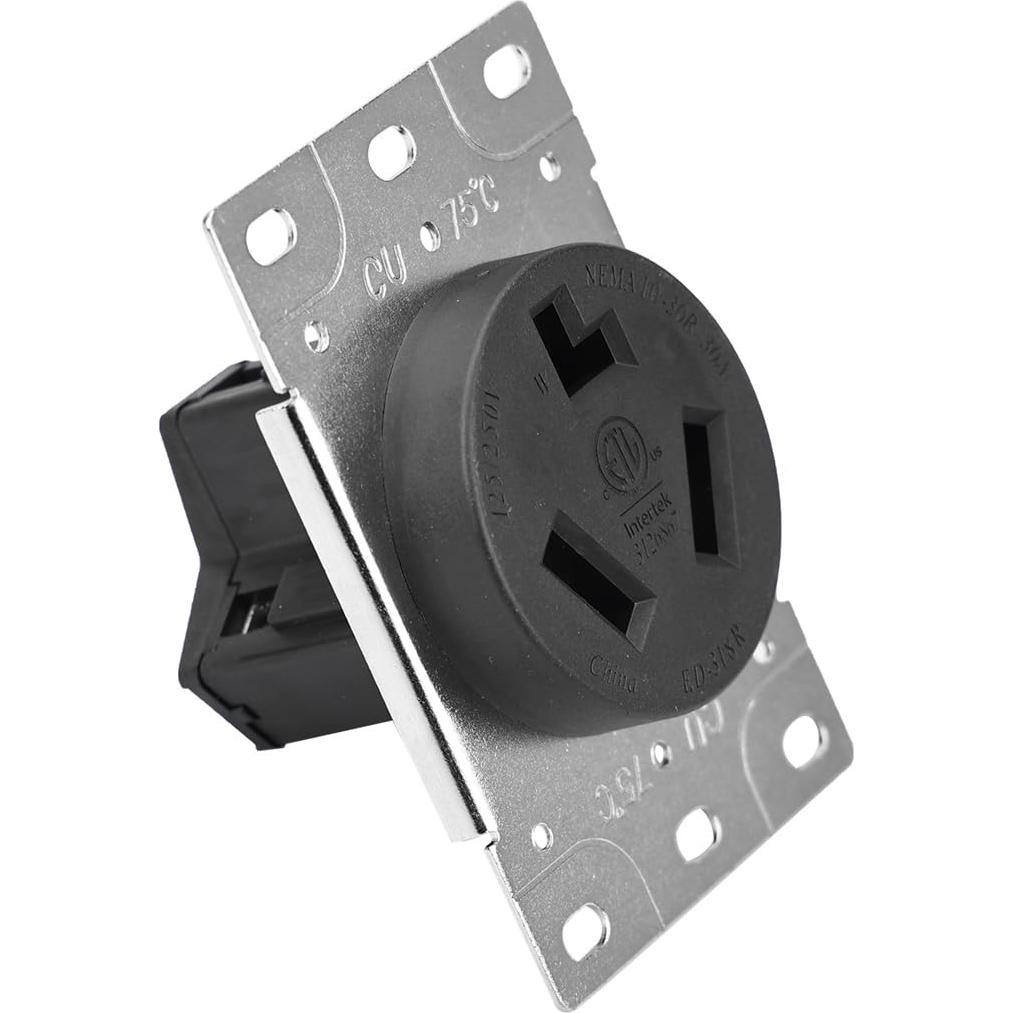 Toma NEMA 10-30R Strhowill 30A 250V para Secadora Empotrada