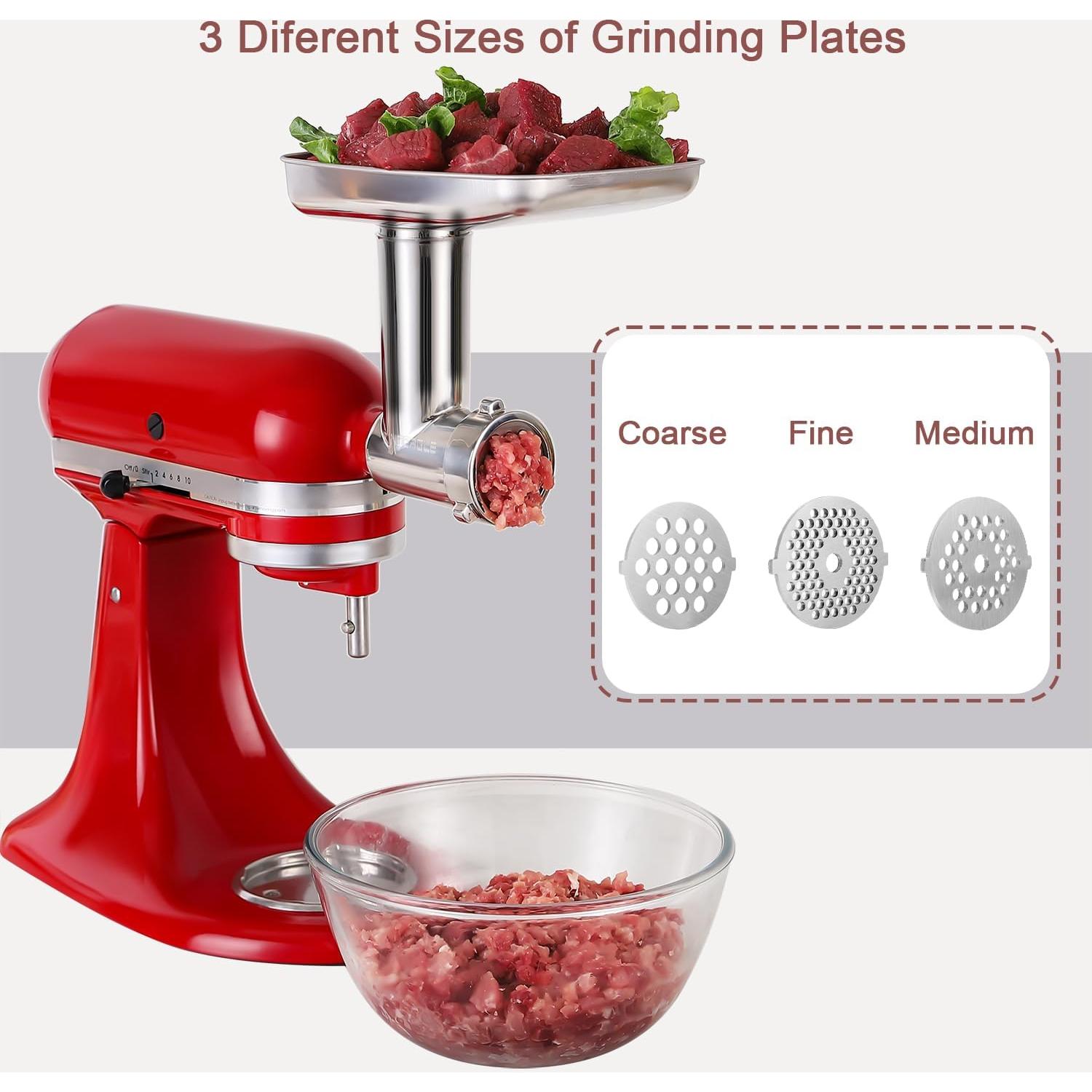 Accesorio Picadora de Carne Acero Inoxidable Rafbar para KitchenAid