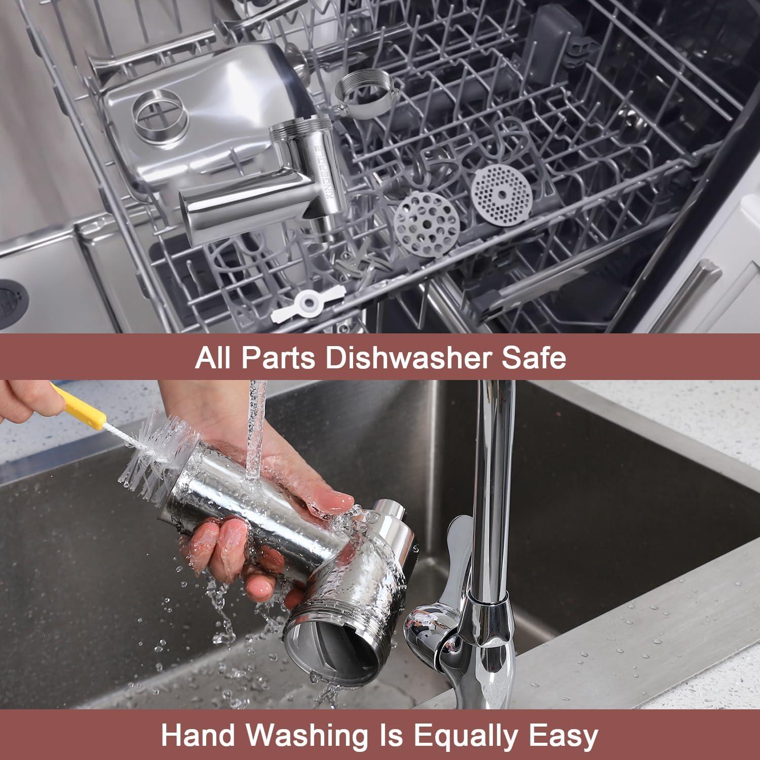 Accesorio Picadora de Carne Acero Inoxidable Rafbar para KitchenAid