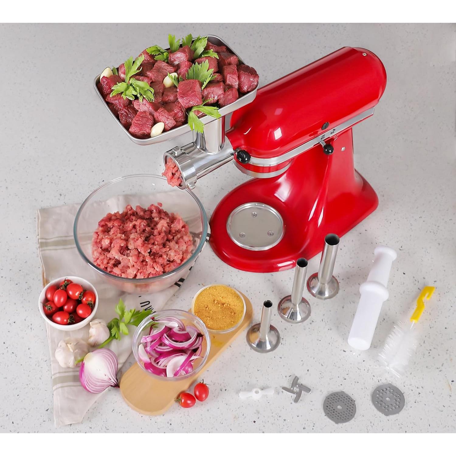 Accesorio Picadora de Carne Acero Inoxidable Rafbar para KitchenAid