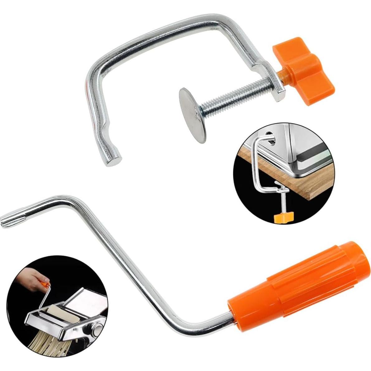 Clip de Sostenimiento para Máquina de Pasta Safycaby - Naranja