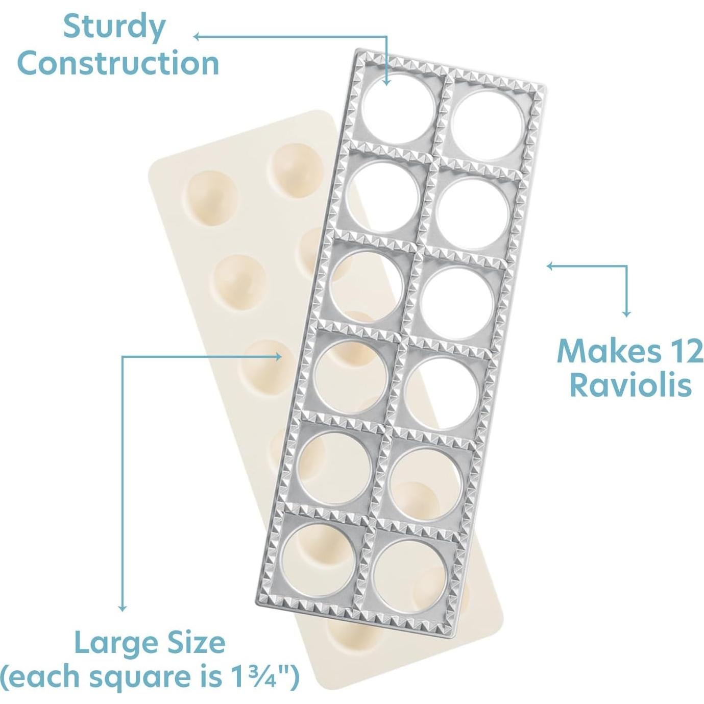 Máquina de Ravioles CucinaPro - Hace 12 Ravioles XL 4.4 cm