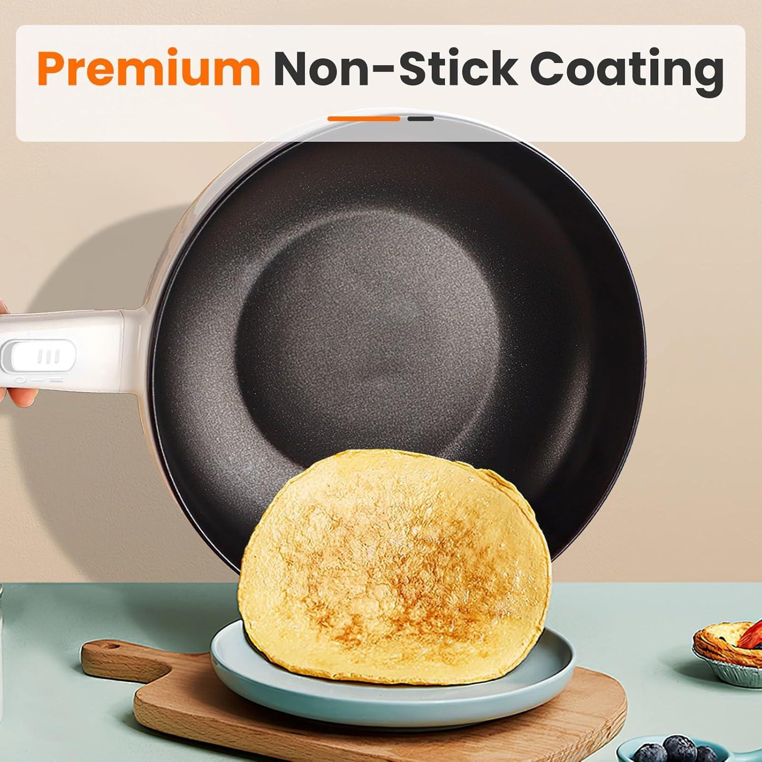 Olla Eléctrica Zorpupoa 3L Antiadherente con Vaporera y Doble Potencia