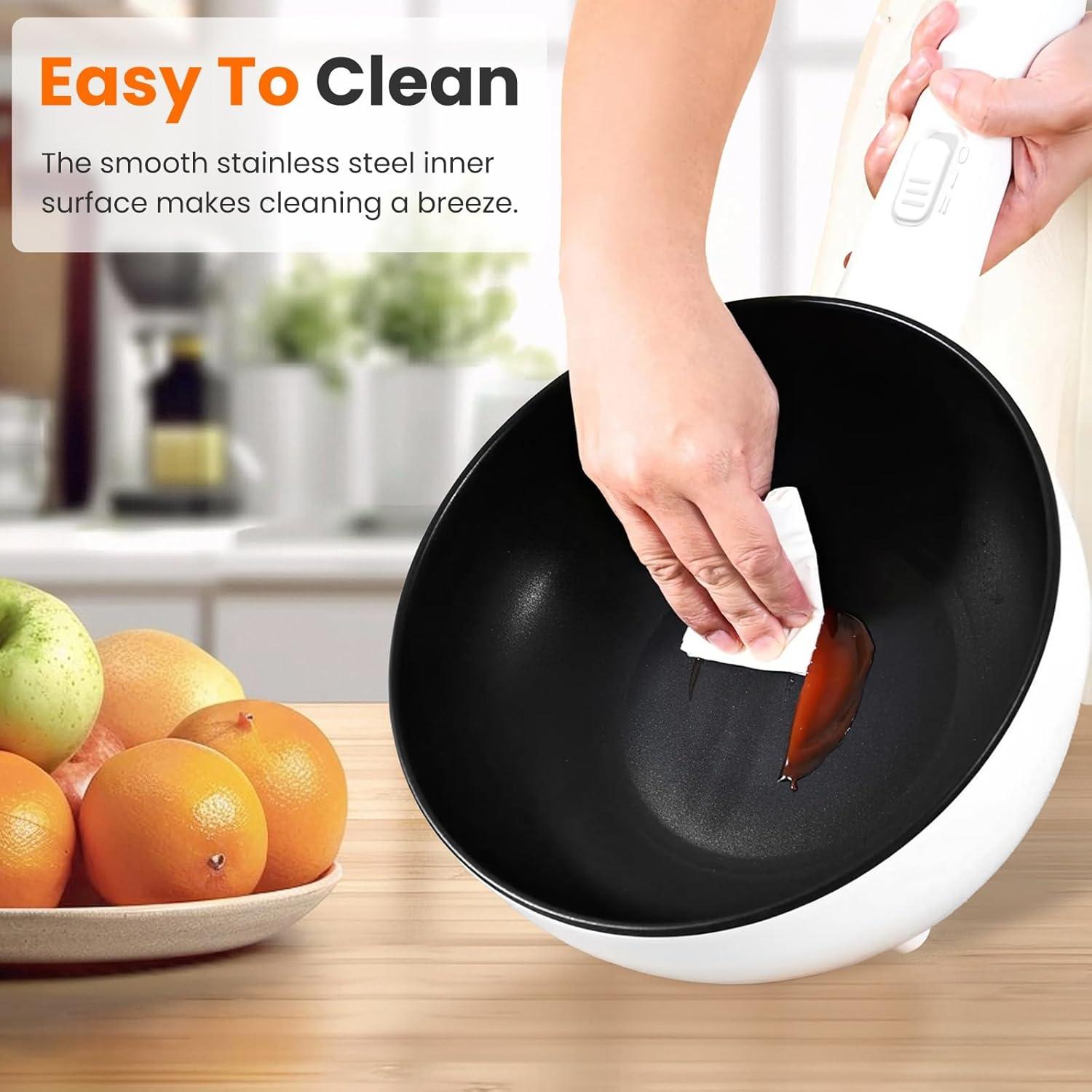 Olla Eléctrica Zorpupoa 3L Antiadherente con Vaporera y Doble Potencia