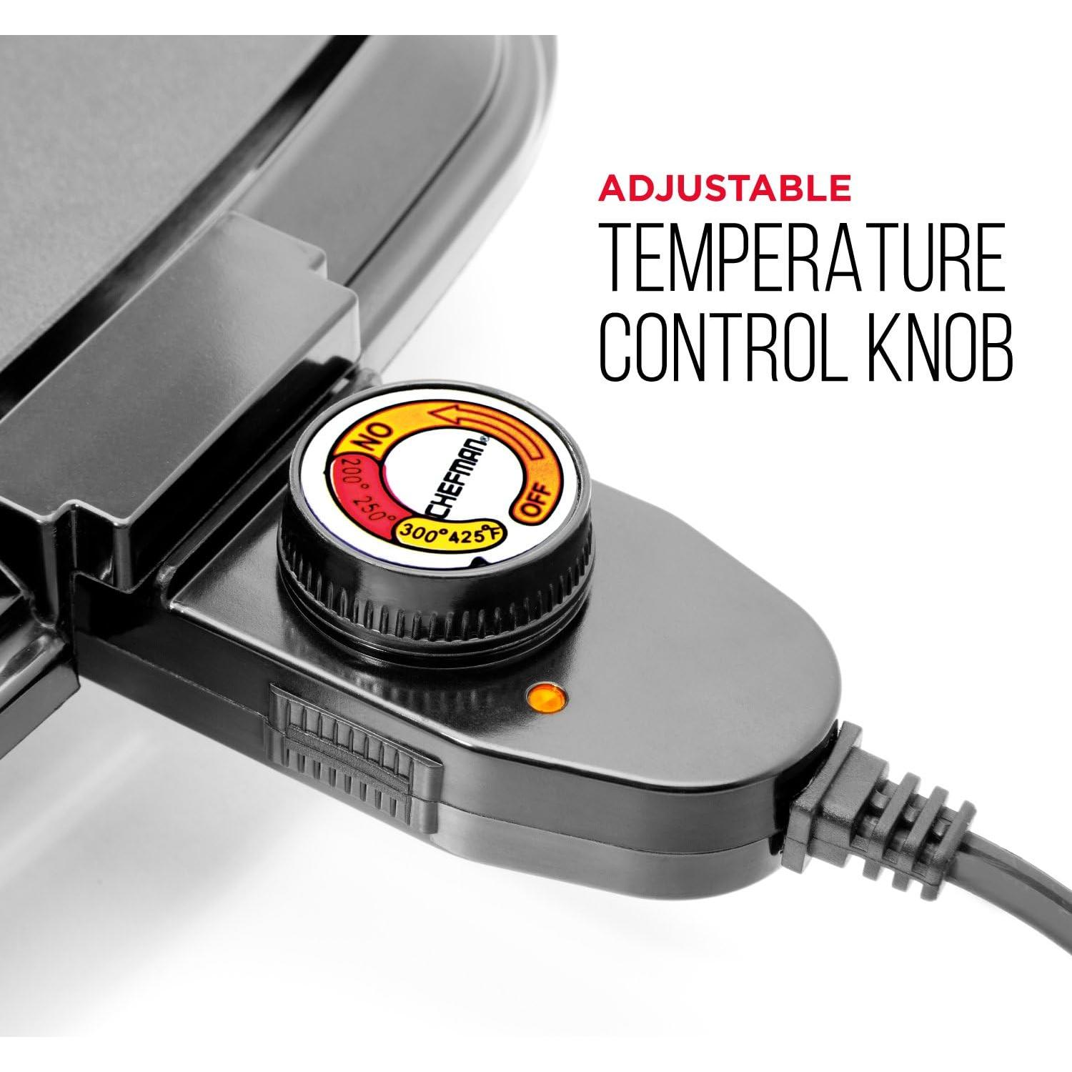 Plancha Eléctrica Chefman Inmersible 1200W con Control de Temperatura