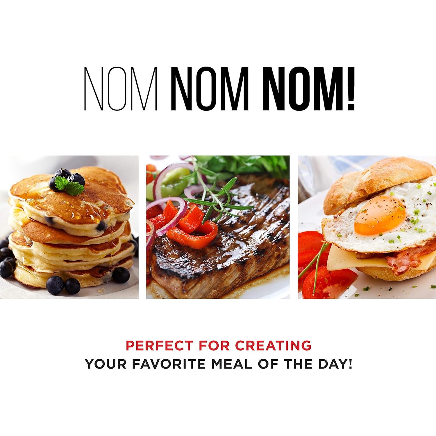 Plancha Eléctrica Chefman Inmersible 1200W con Control de Temperatura