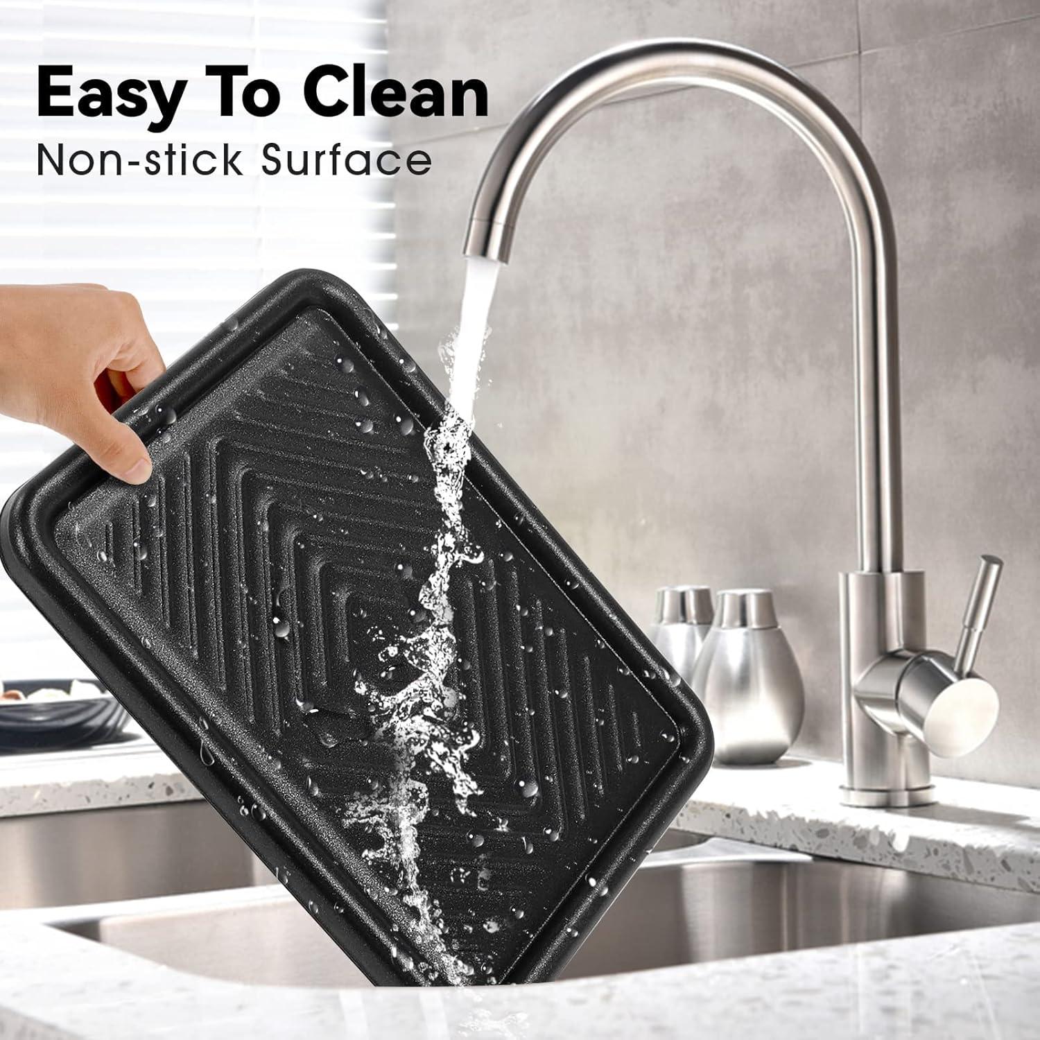 Parrilla Eléctrica 2 en 1 Fajiabao con 8 Sartenes Antiadherentes