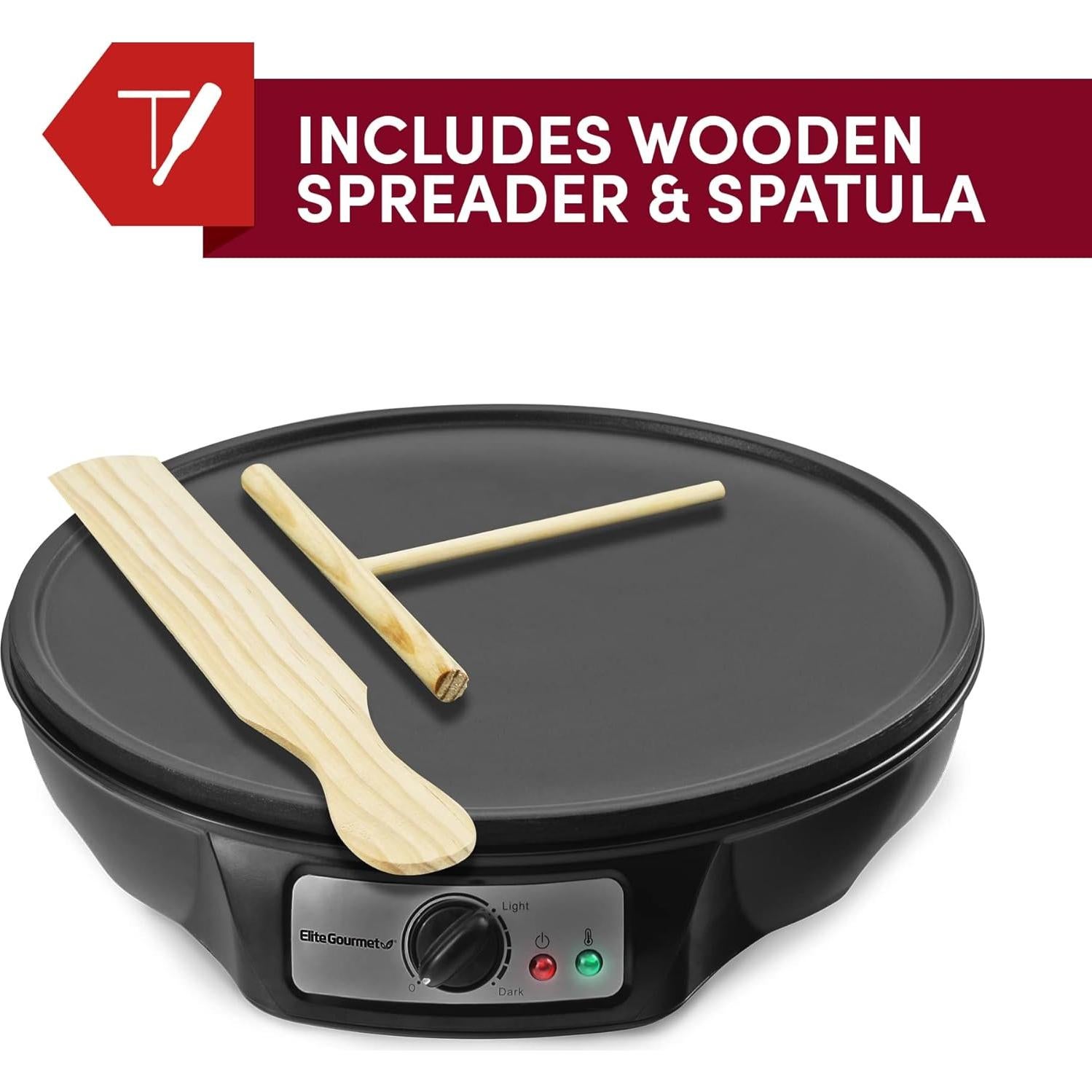 Máquina para Crepes Elite Gourmet ECP-126 30.48 cm Antiadherente