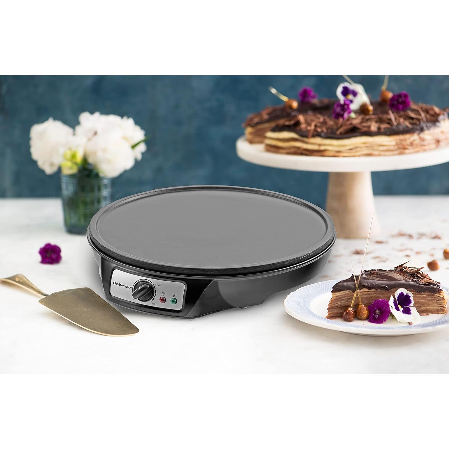 Máquina para Crepes Elite Gourmet ECP-126 30.48 cm Antiadherente