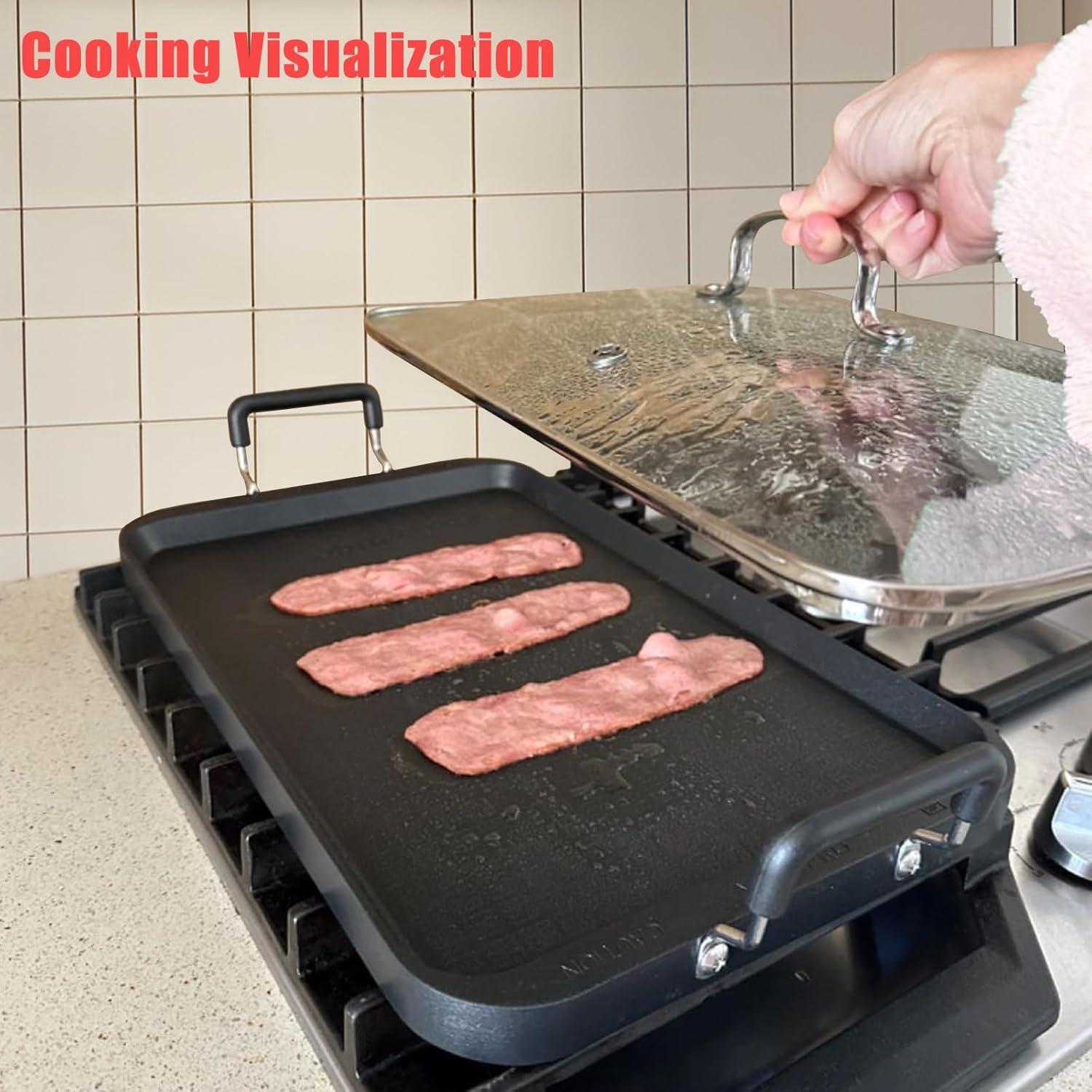 Sartén Antiadherente Vayepro 43.18 cm con Tapa de Vidrio