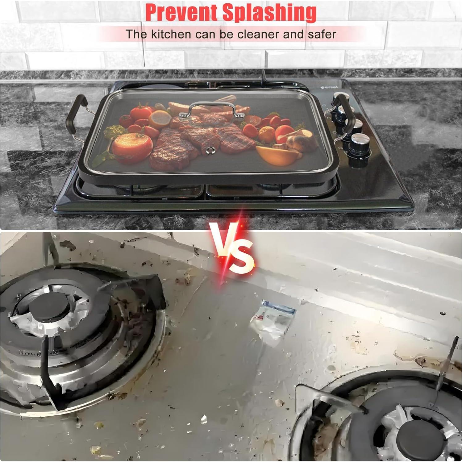 Sartén Antiadherente Vayepro 43.18 cm con Tapa de Vidrio