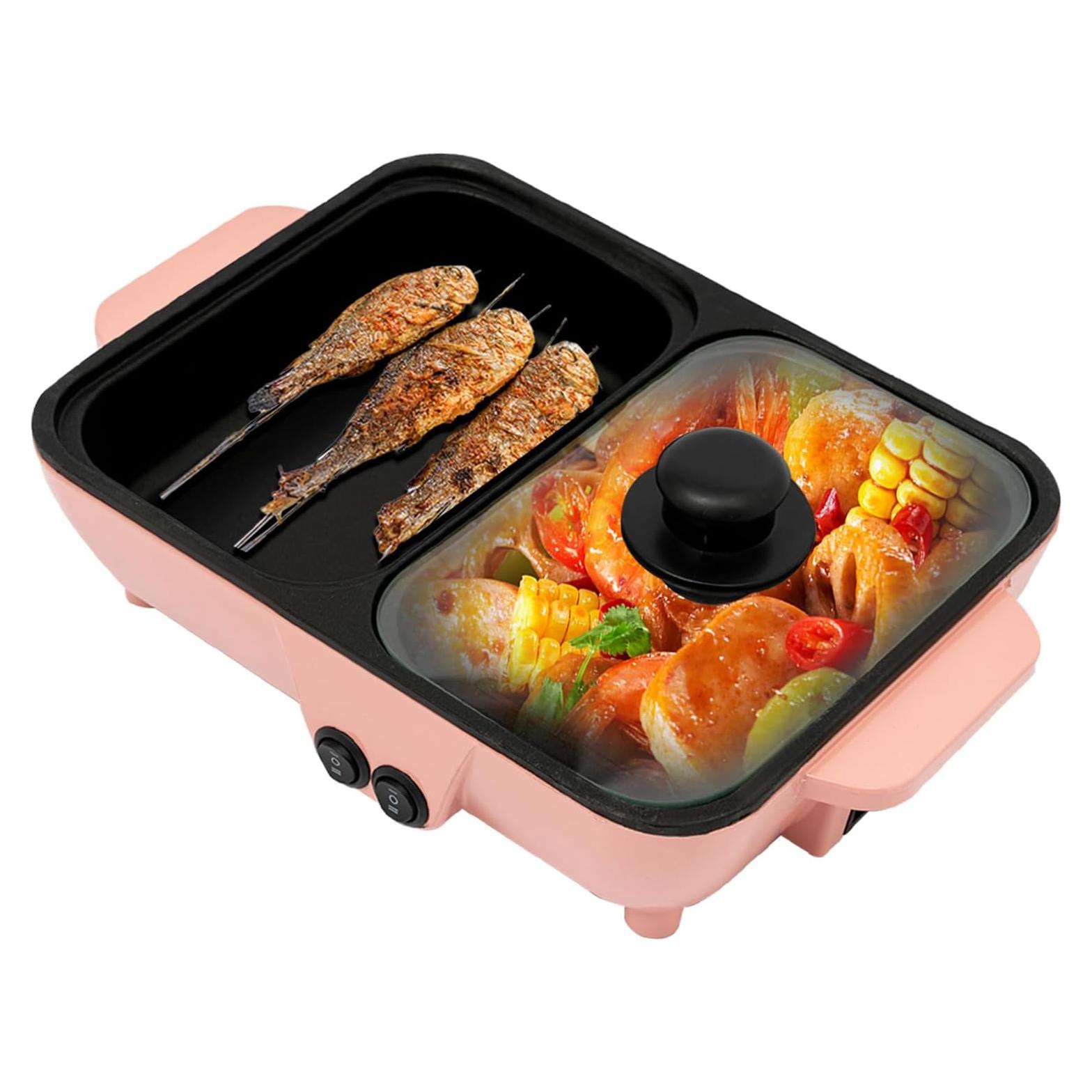 Olla Caliente Eléctrica 2-en-1 Pazcii 1L Antiadherente