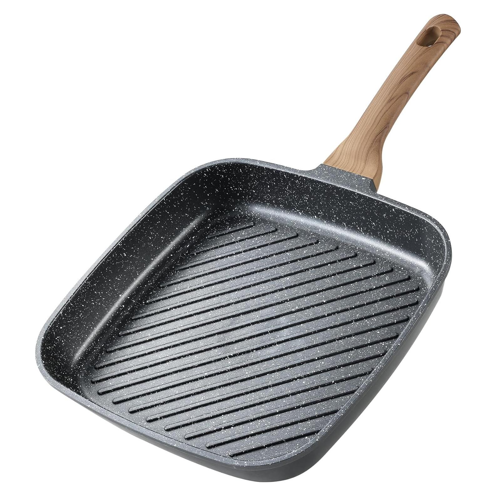Sartén Grill Antiadherente CAROTE 28 cm Granito Premium