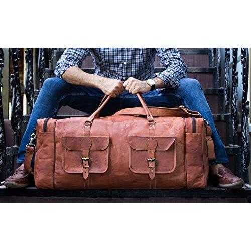 Bolsa de viaje de cuero Komal's Passion 81 cm 32L unisex
