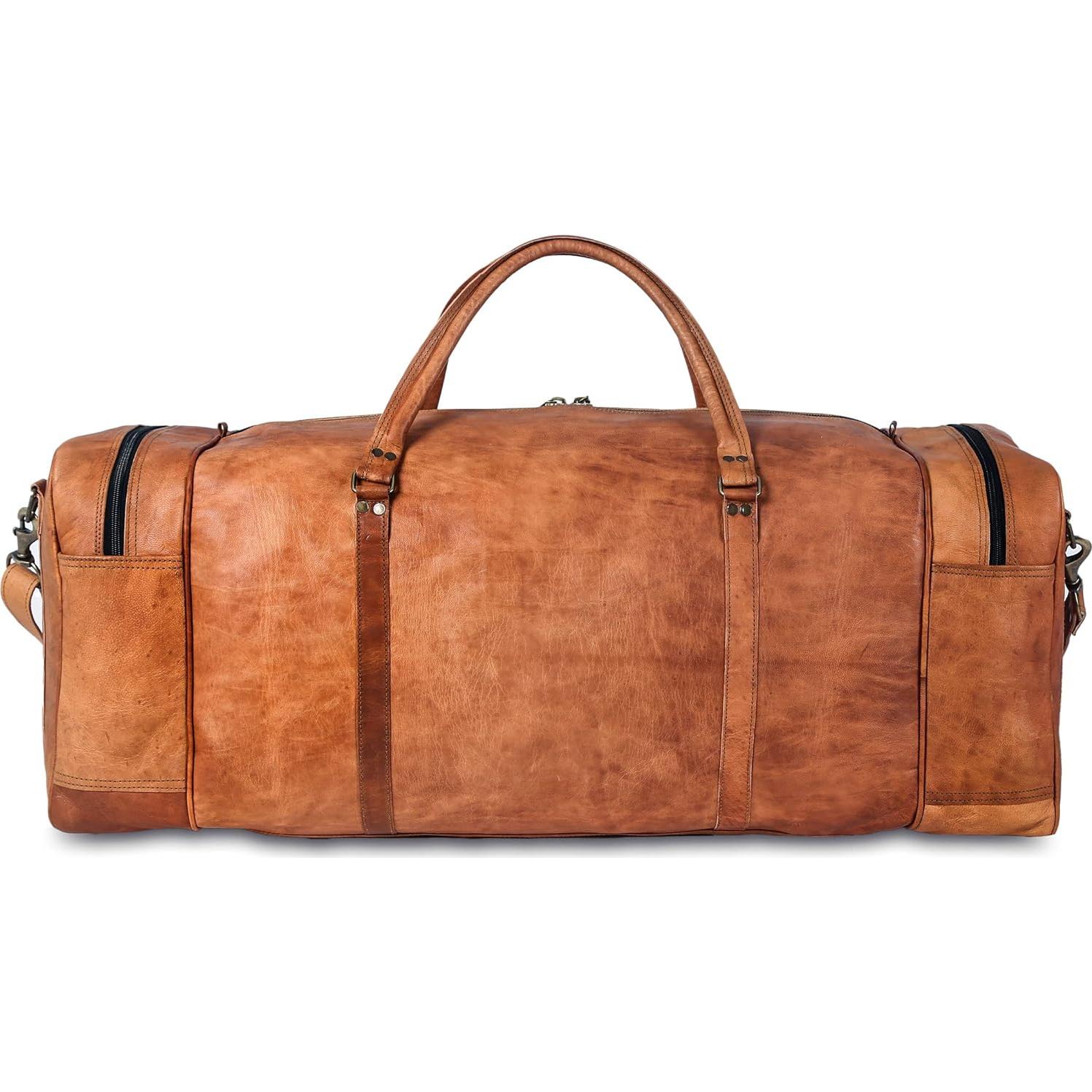 Bolsa de viaje de cuero Komal's Passion 81 cm 32L unisex