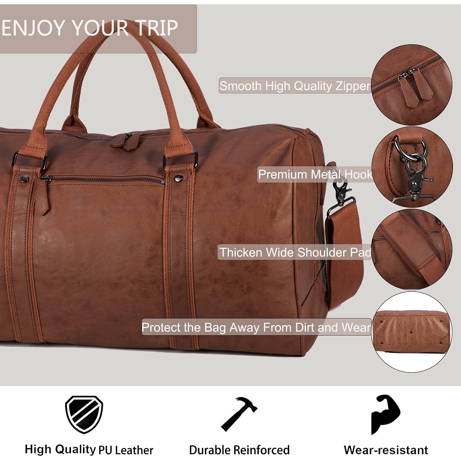 Bolsa de Viaje Duffle Grande Seyfocnia Impermeable 50.8x25.4x27.2cm