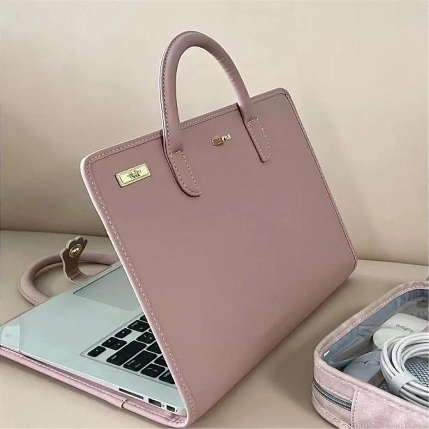 Funda para Laptop Icelary Rosa 35.56 cm con Asa y Disipación