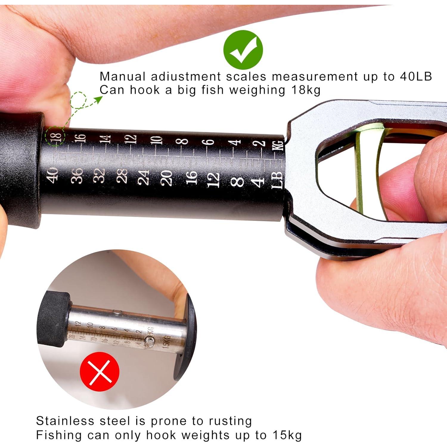 Agarrador de Labios de Pescado Aliarale 18 kg 360° Rotación