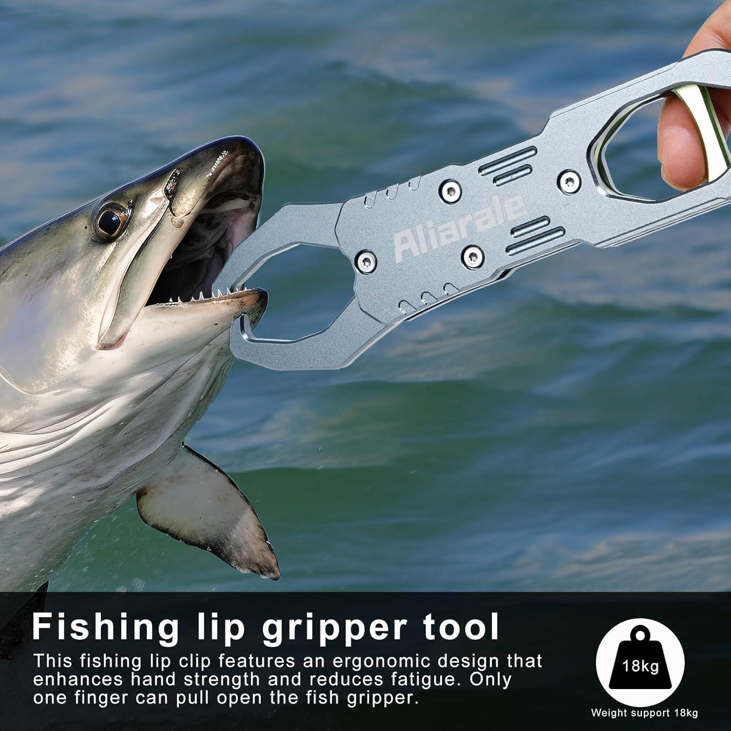 Agarrador de Labios de Pescado Aliarale 18 kg 360° Rotación