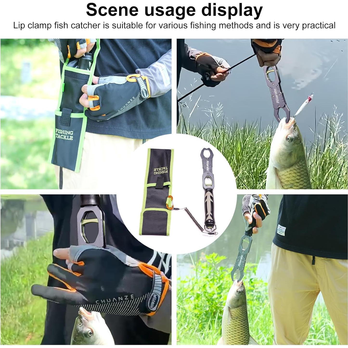 Agarrador de Labios de Pescado Aliarale 18 kg 360° Rotación