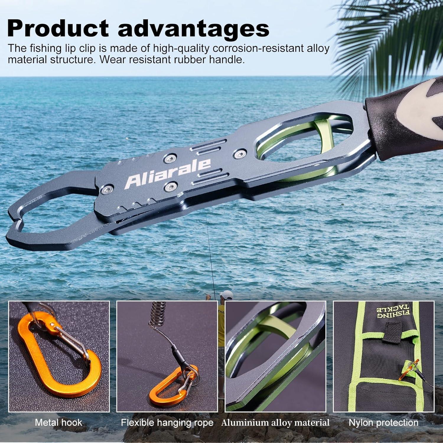 Agarrador de Labios de Pescado Aliarale 18 kg 360° Rotación