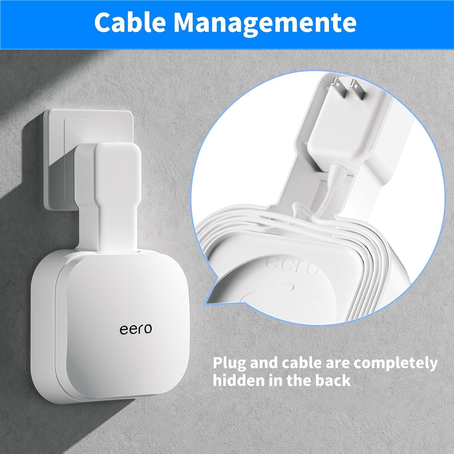 Soporte de Pared para Enrutador Eero 7 - SENLEG - 1 Paquete