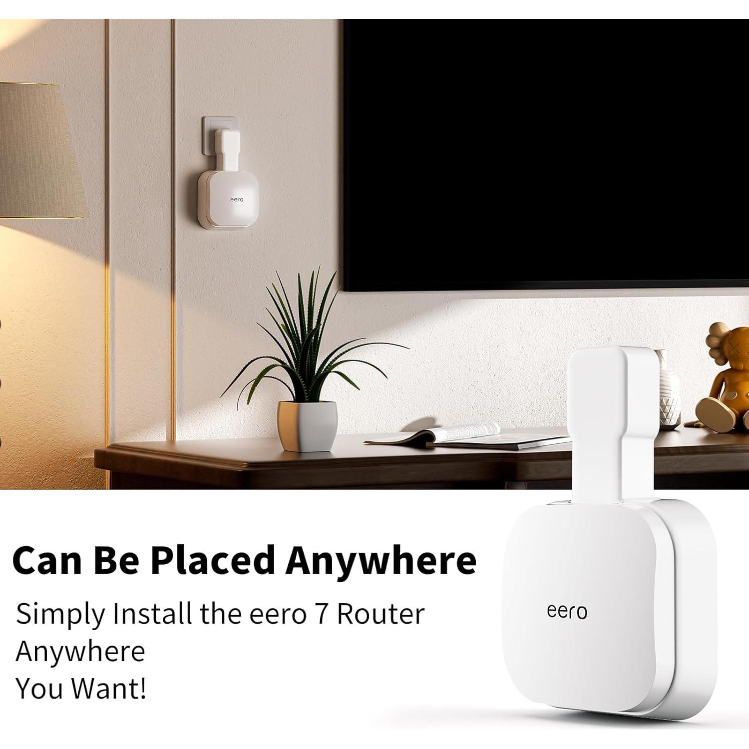 Soporte de Pared para Enrutador Eero 7 - SENLEG - 1 Paquete