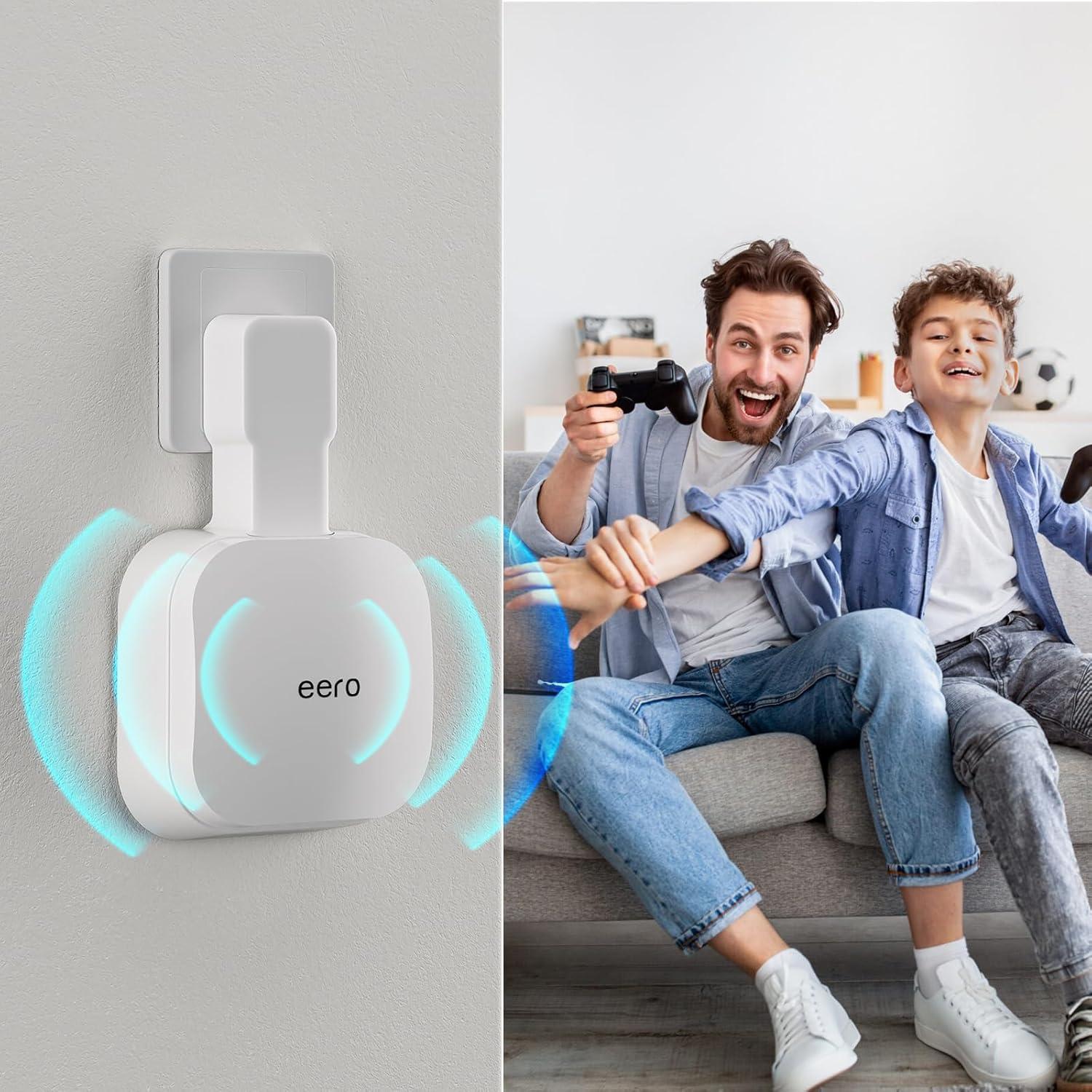 Soporte de Pared para Enrutador Eero 7 - SENLEG - 1 Paquete