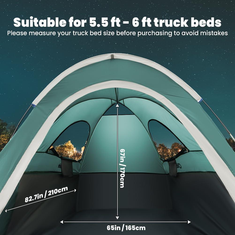 Tienda para Cama de Camión Oasser PT1 Impermeable 165x210 cm