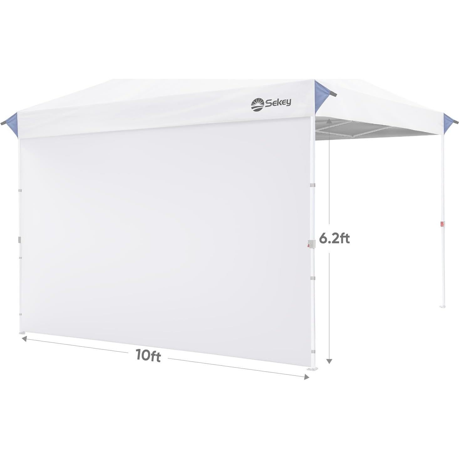 Pared Lateral Impermeable Sekey 3.05x1.98m para Carpa