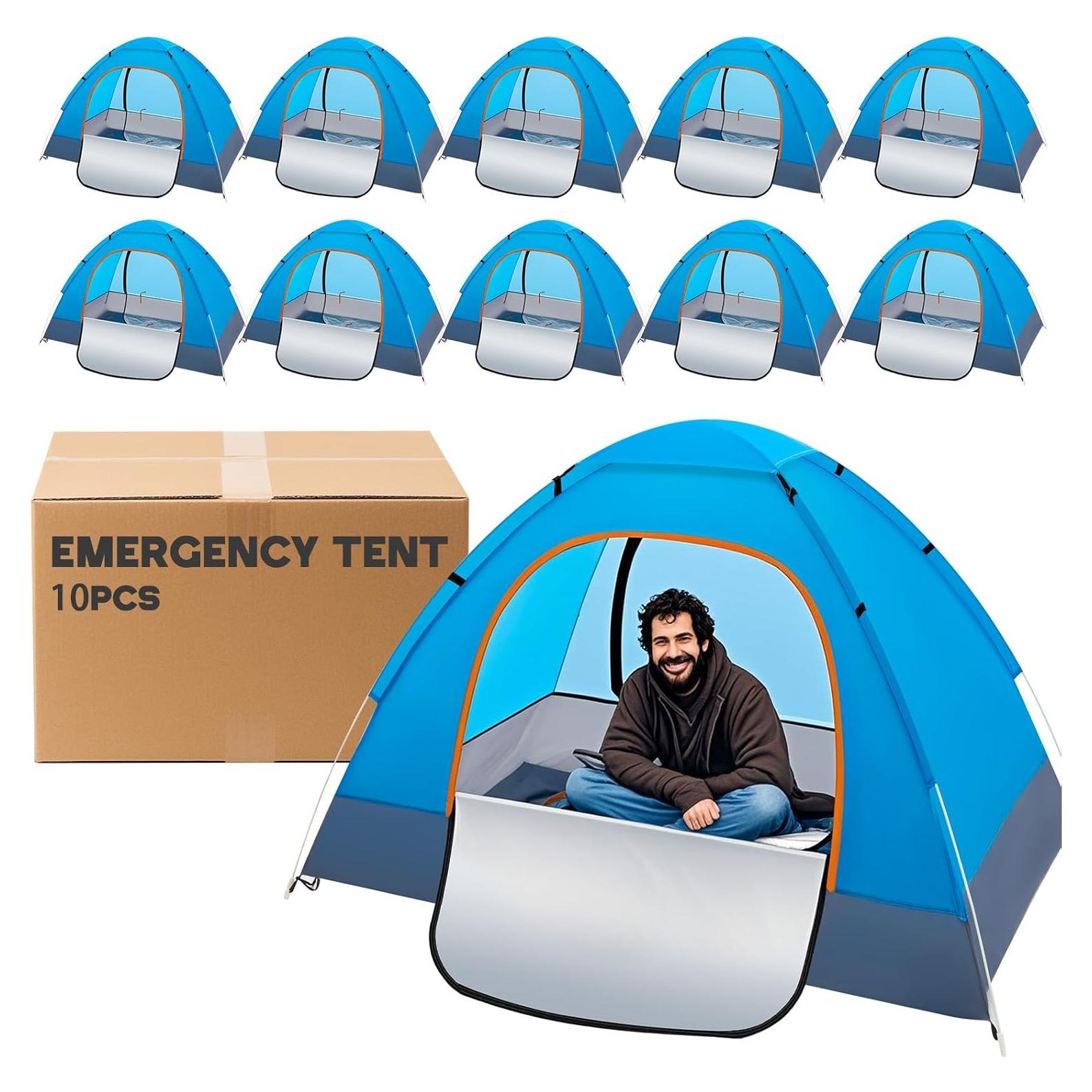 Tienda de Camping Wowangce HMY0554 para 5 Personas Azul