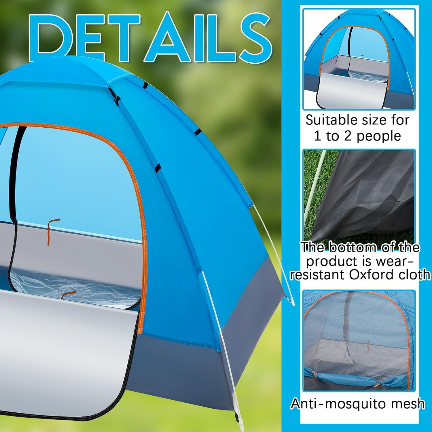 Tienda de Camping Wowangce HMY0554 para 5 Personas Azul