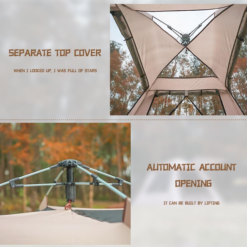 Carpa de Camping Whitsunday Impermeable 2 Personas Montaje Rápido