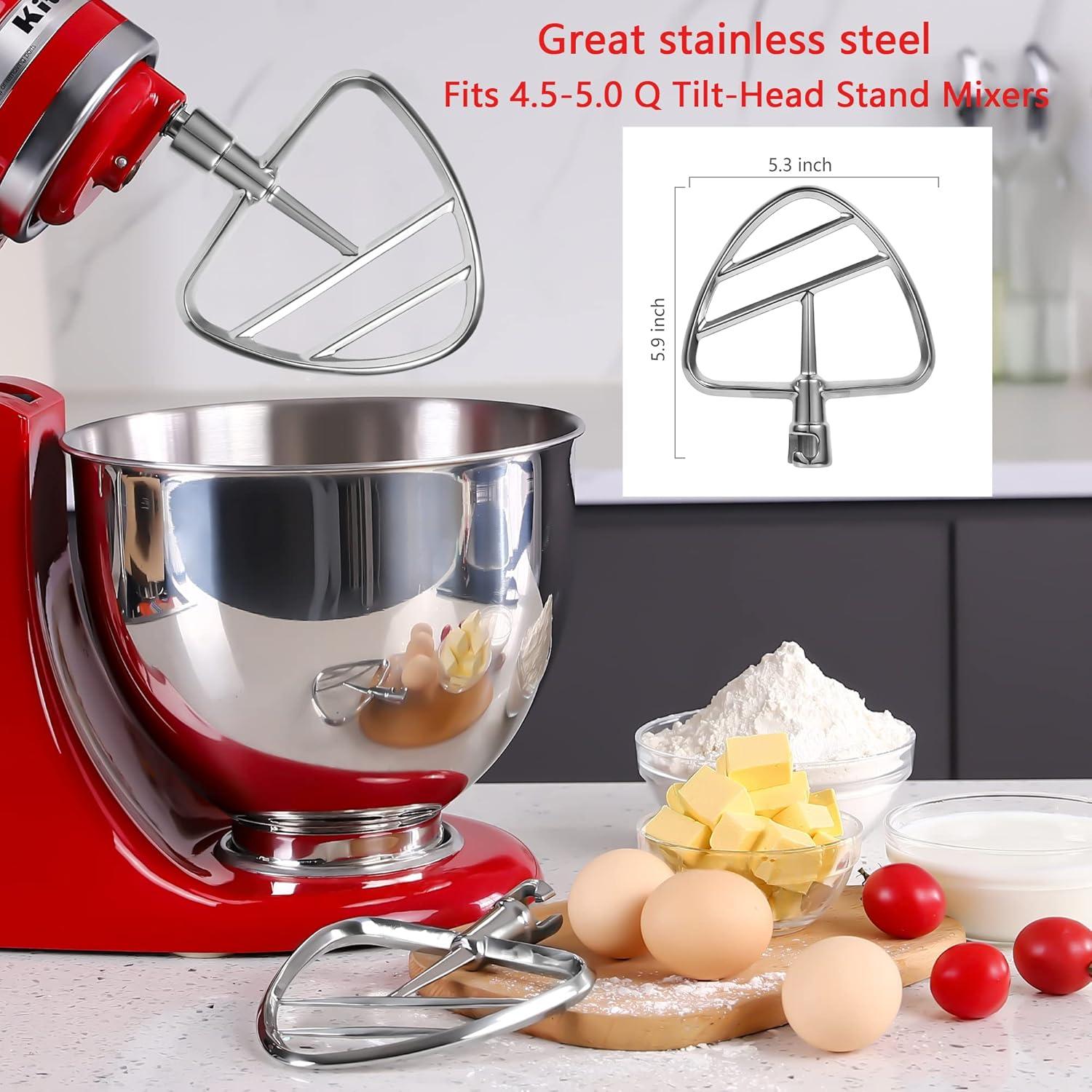 Paleta Batidora Kitchenaid 4.5-5 Qt Acero Inoxidable Apta Lavavajillas