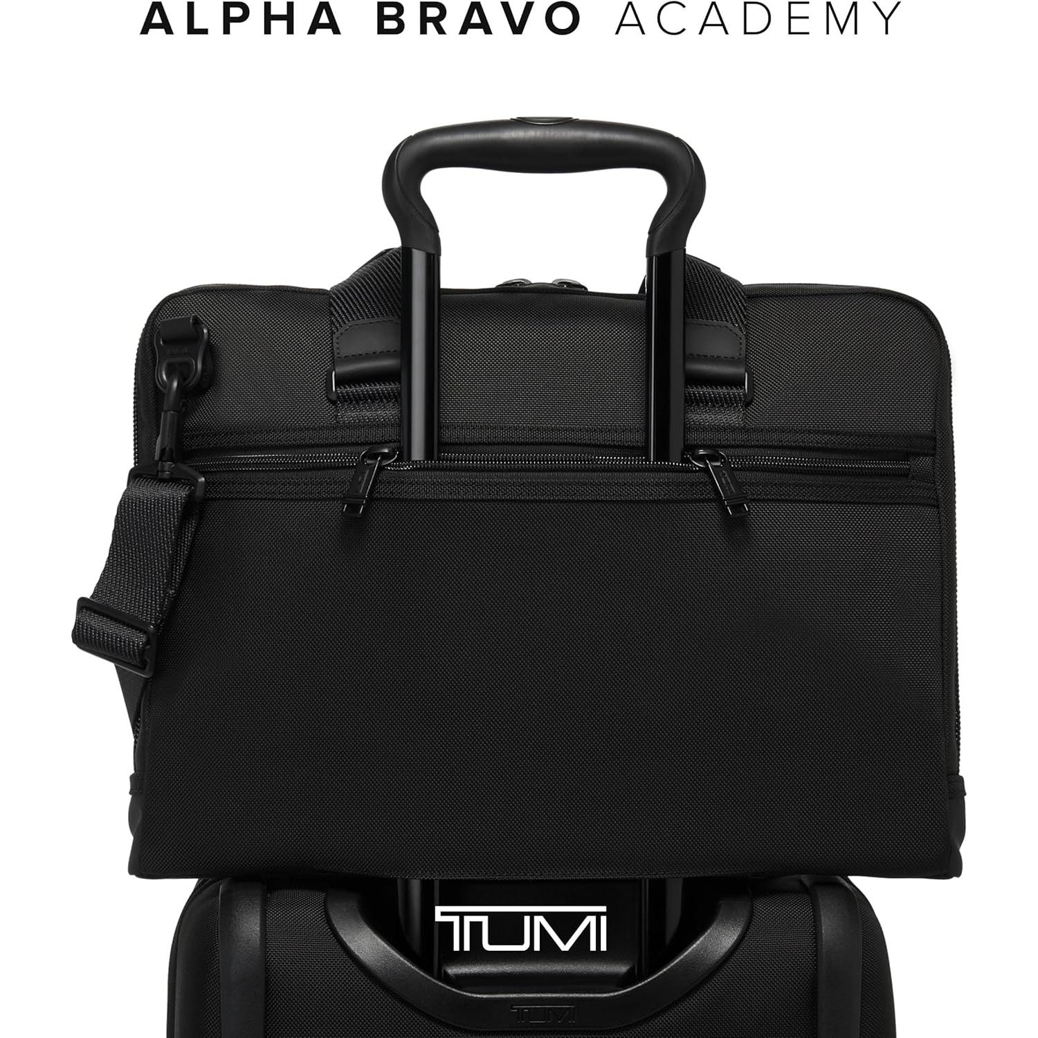 Maletín TUMI Alpha Bravo Academy para Laptop 38 cm Negro