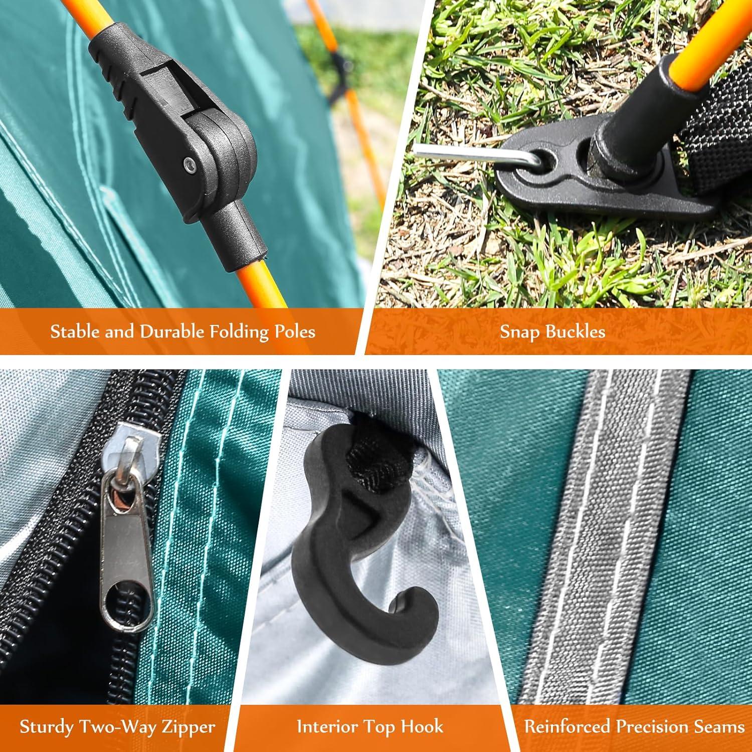 Carpa para Camping FUNANASUN Automática 2-3 Personas Impermeable