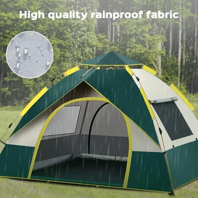Carpa de Camping Bellgyfied 4 Personas Verde 150x200 cm