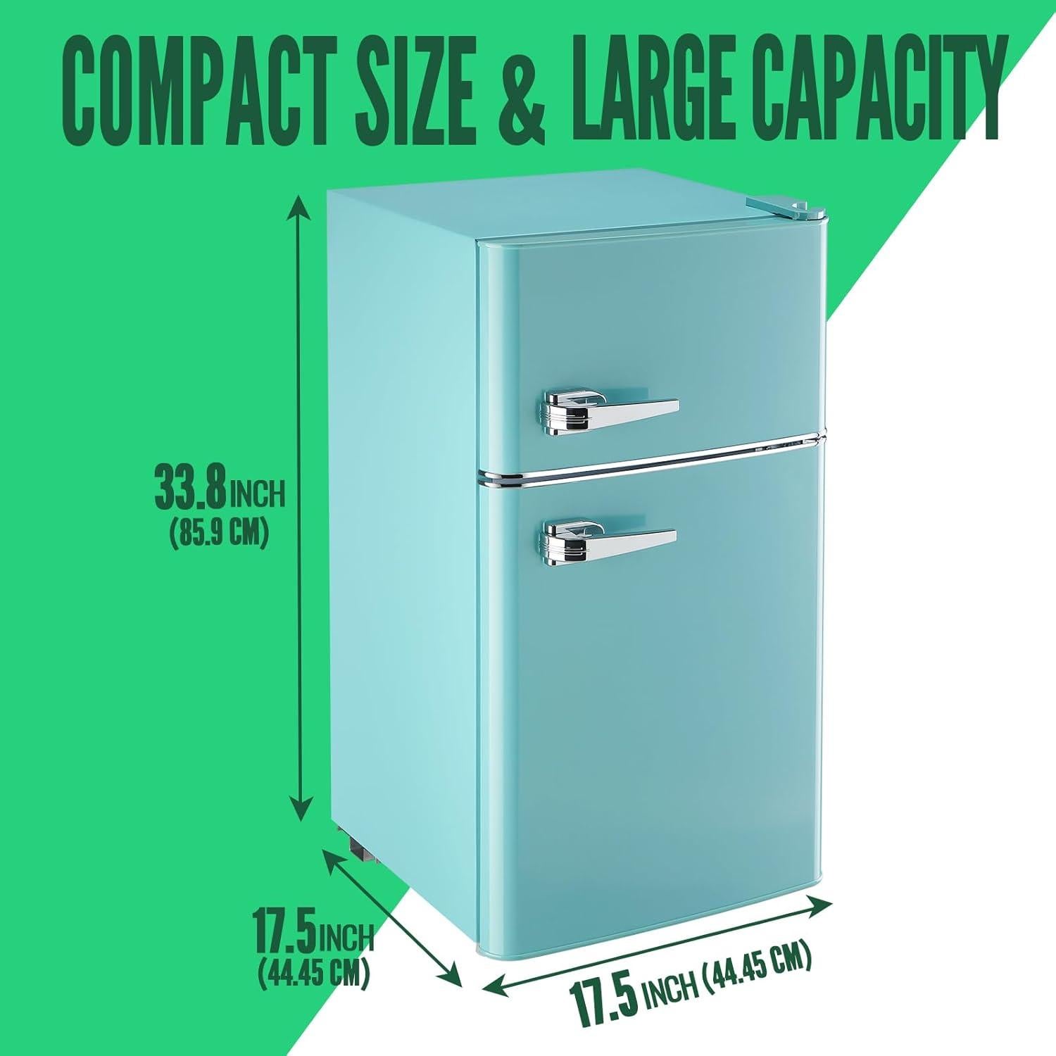 Refrigerador WANAI 99.86 Litros Retro Doble Puerta Azul