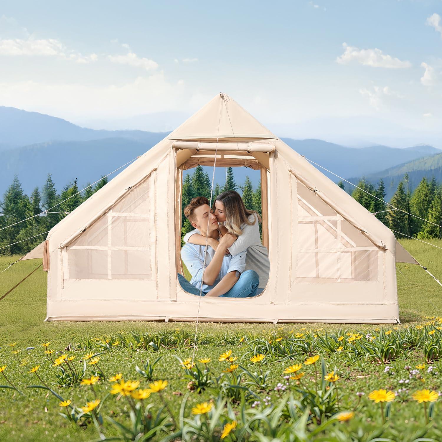 Tienda Inflable VEVOR para Camping 3-5 Personas 6.5 m²