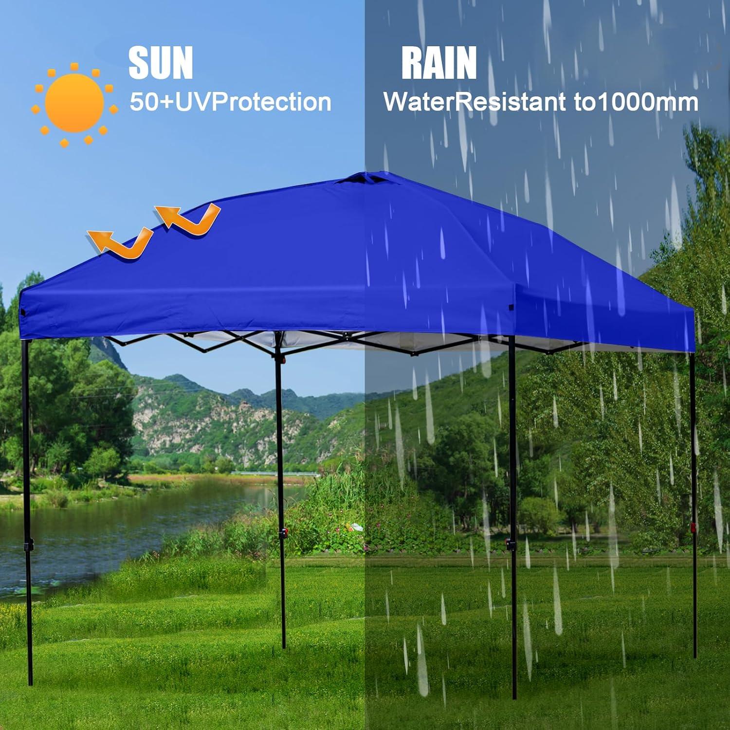 Cubierta de Reemplazo 10x10 ZONGTI Impermeable Azul