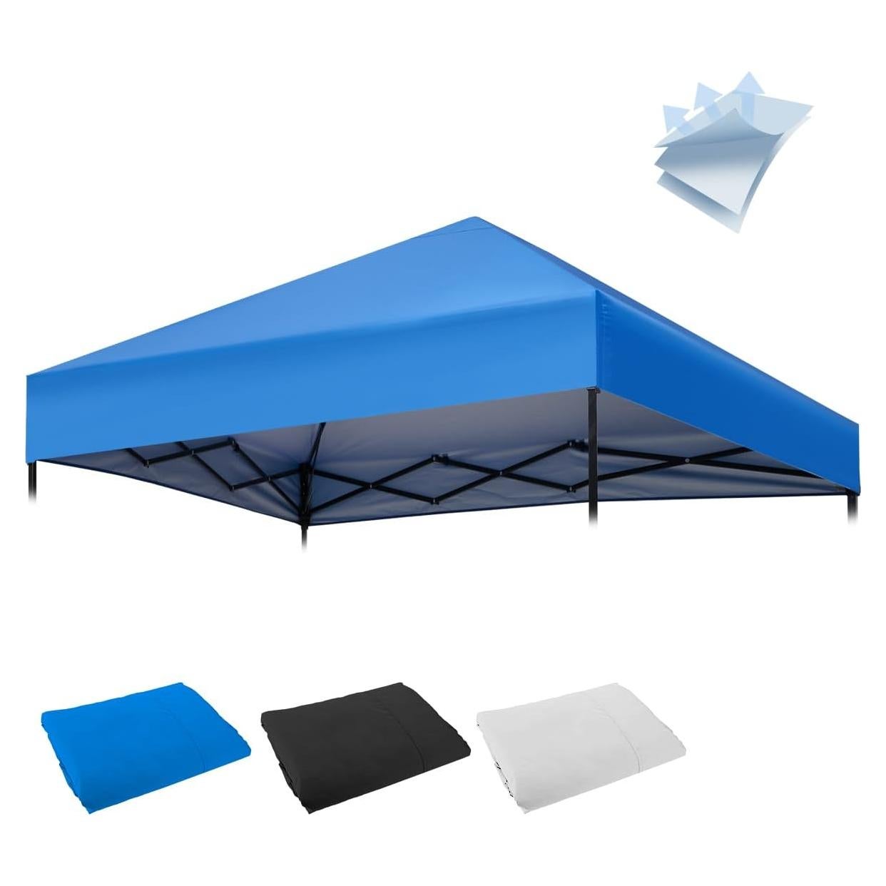 Cubierta de Reemplazo para Carpa Birodeko 10x10ft Azul