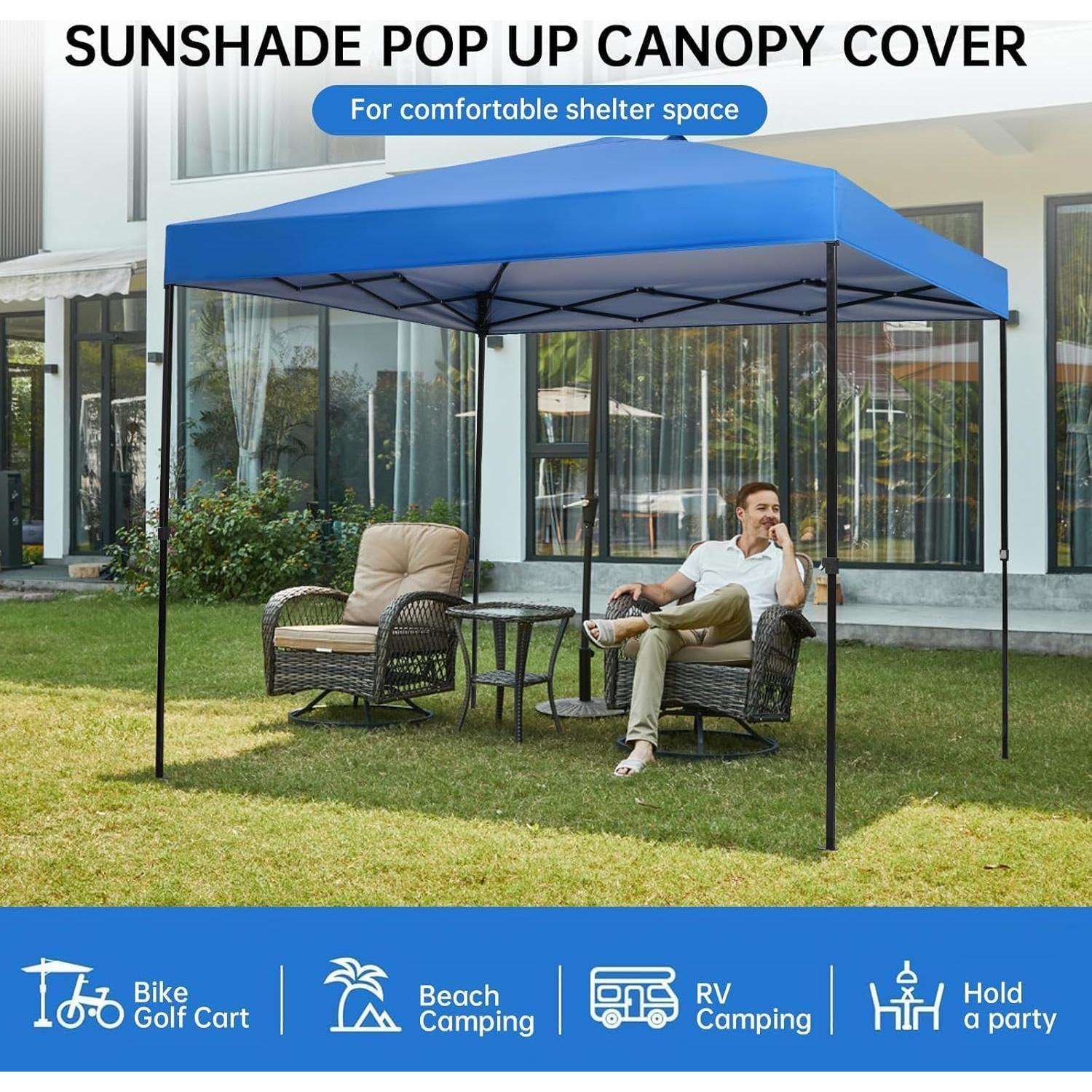 Cubierta de Reemplazo para Carpa Birodeko 10x10ft Azul