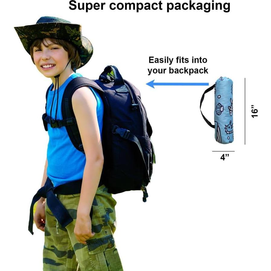 Tienda de Playa ANJ Outdoors Ocean World para 4 Personas - UPF 50+