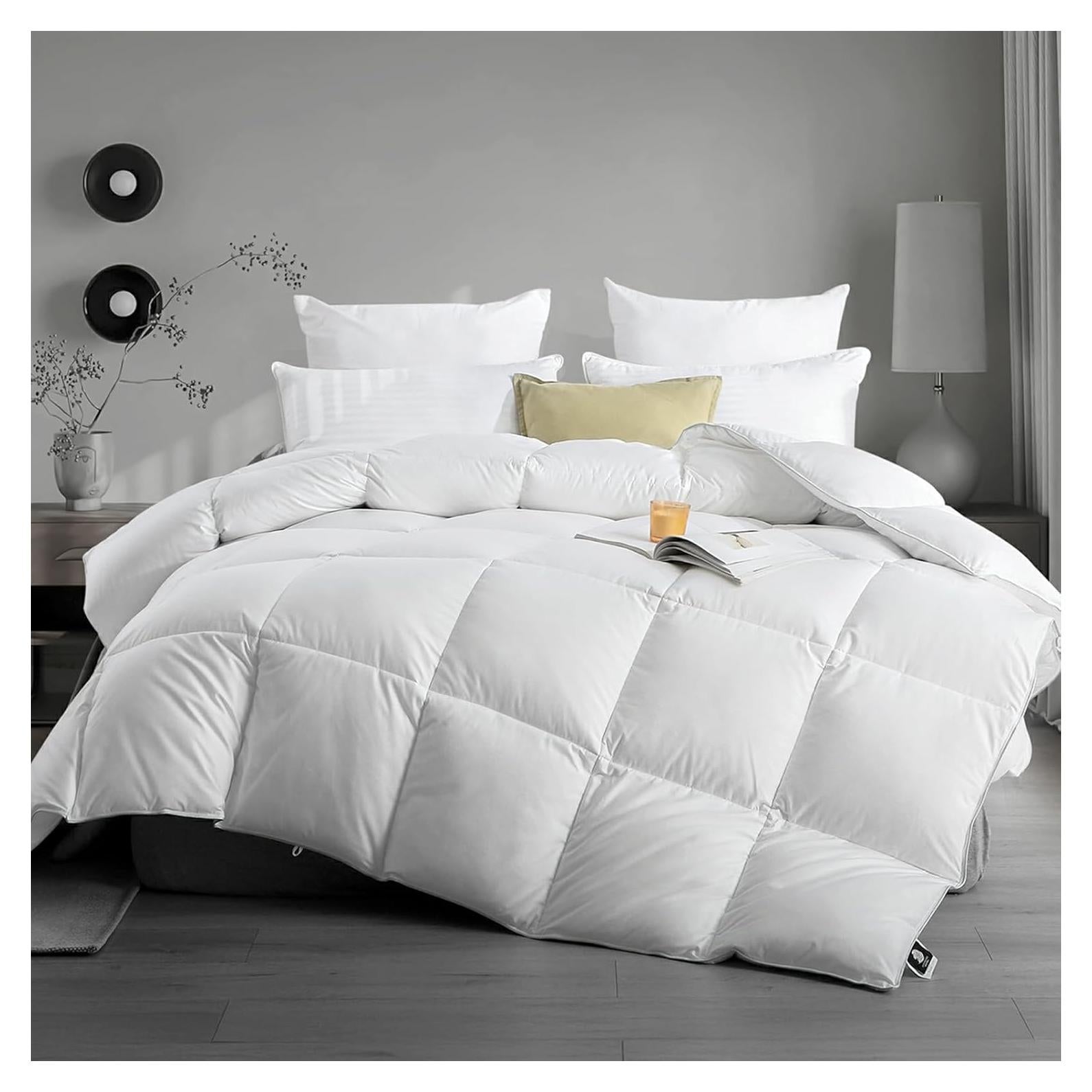 Edredón de Plumas KUSNUG King 270x229 cm Hipoalergénico