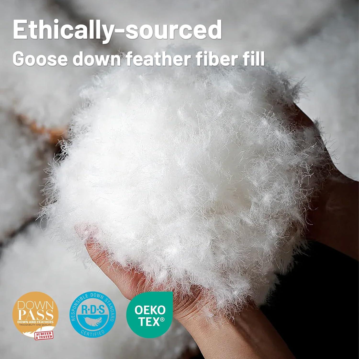 Edredón de Plumas de Ganso Tres Gansos King 750 Relleno