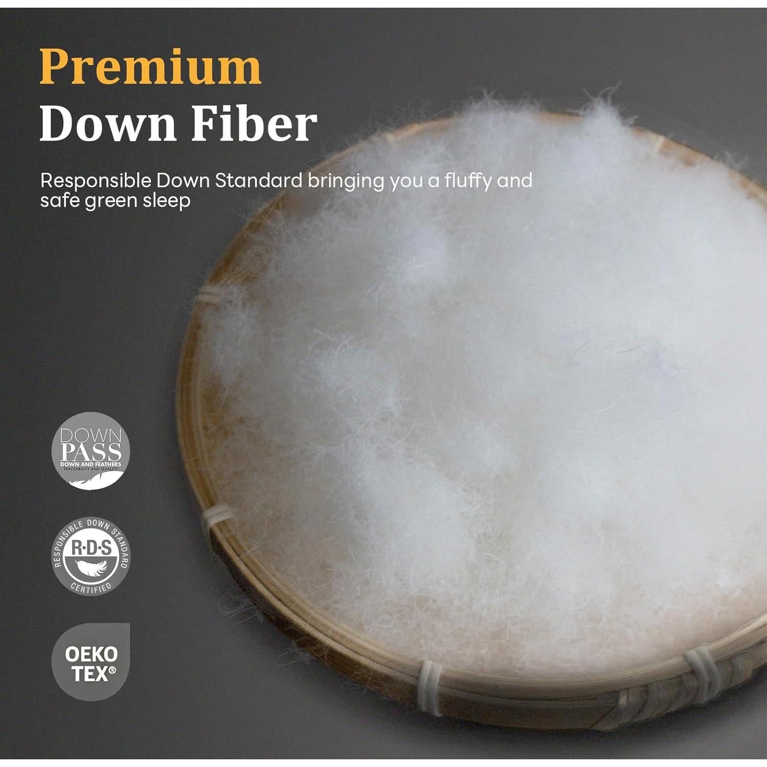 Edredón de Plumas MAXICOZY King Blanco, Suave y Transpirable