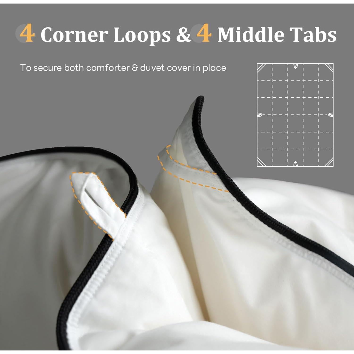 Edredón de Plumas MAXICOZY King Blanco, Suave y Transpirable