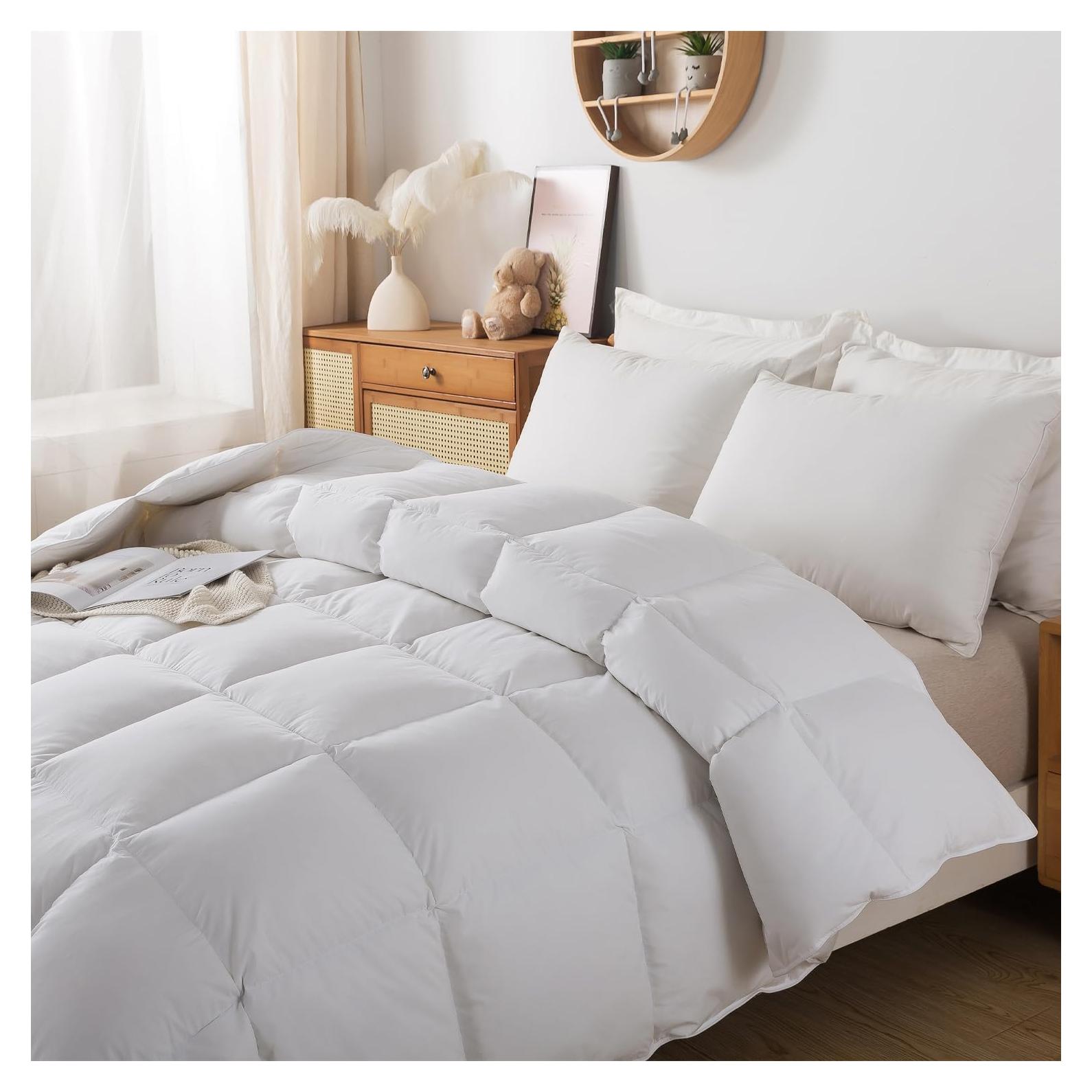 Edredón de Plumas de Ganso Warmcloud Individual 172x229 cm